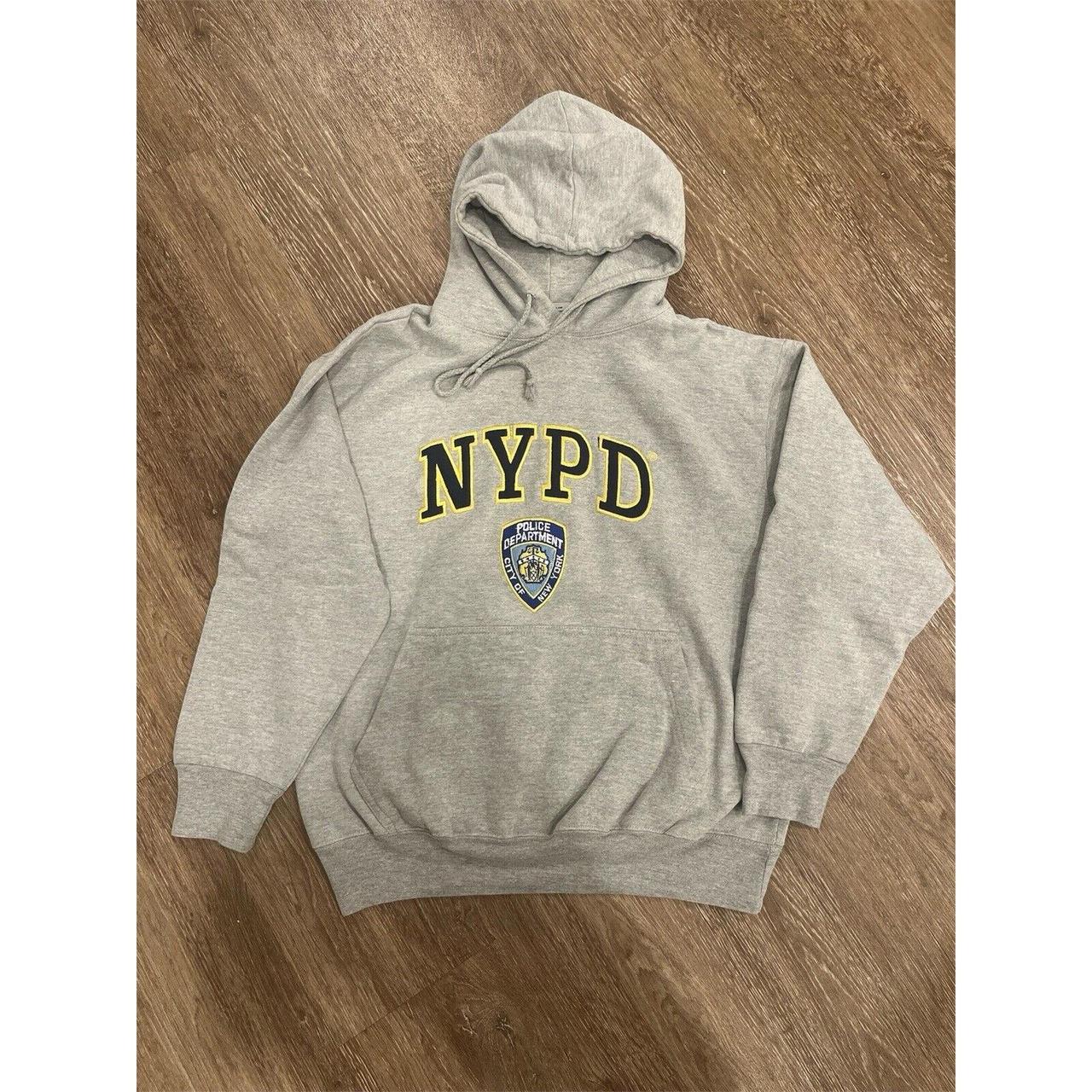 Nypd hoodie grey best sale