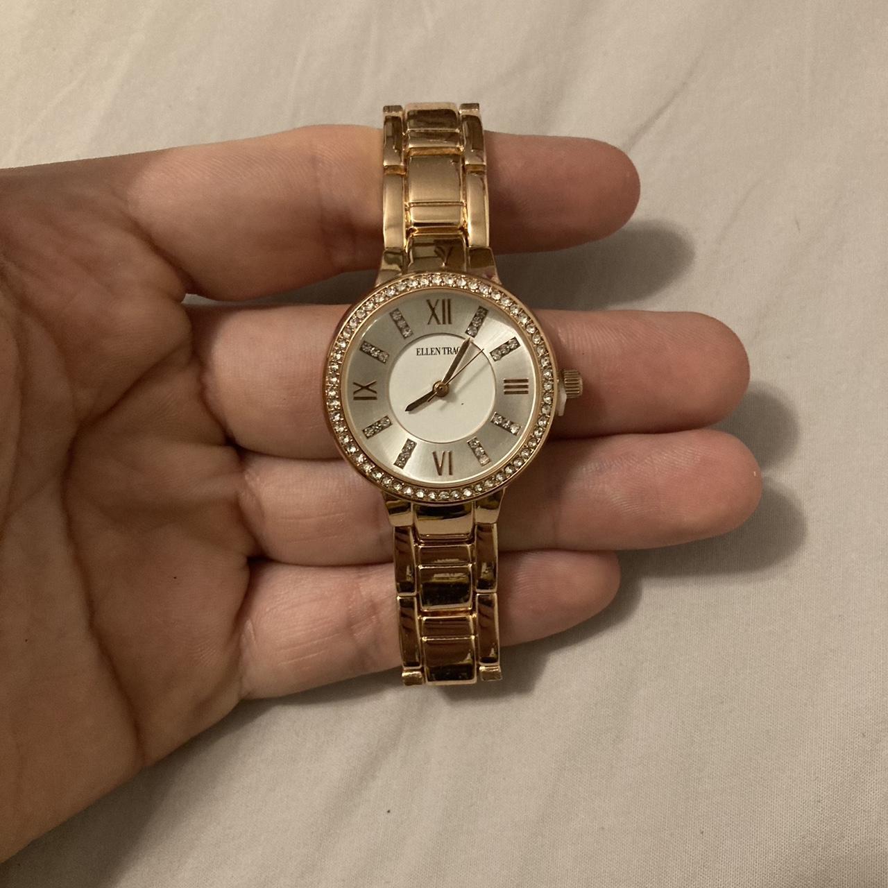 Ellen tracy best sale rose gold watch