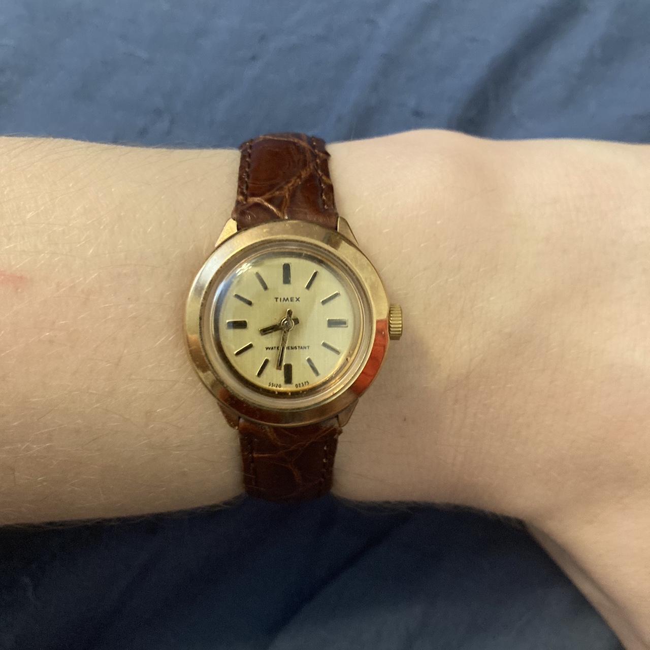 Timex gold outlet plated watches