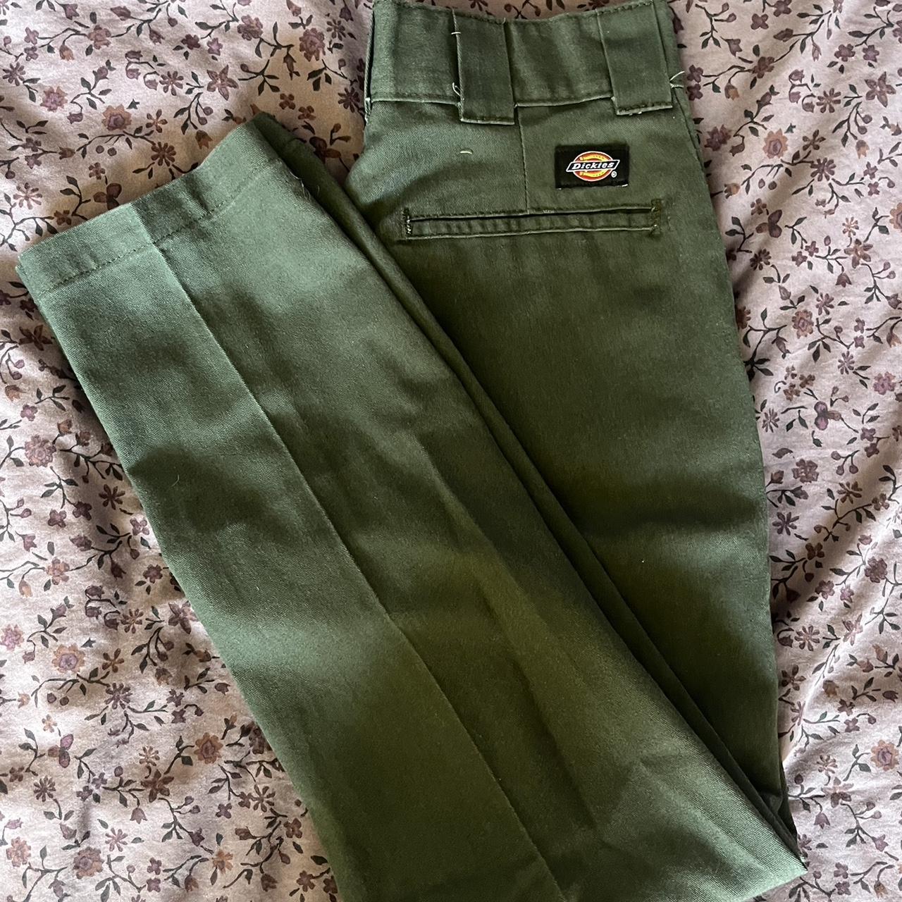 Green Dickie Pants Waist Size Dickes Grunge Depop