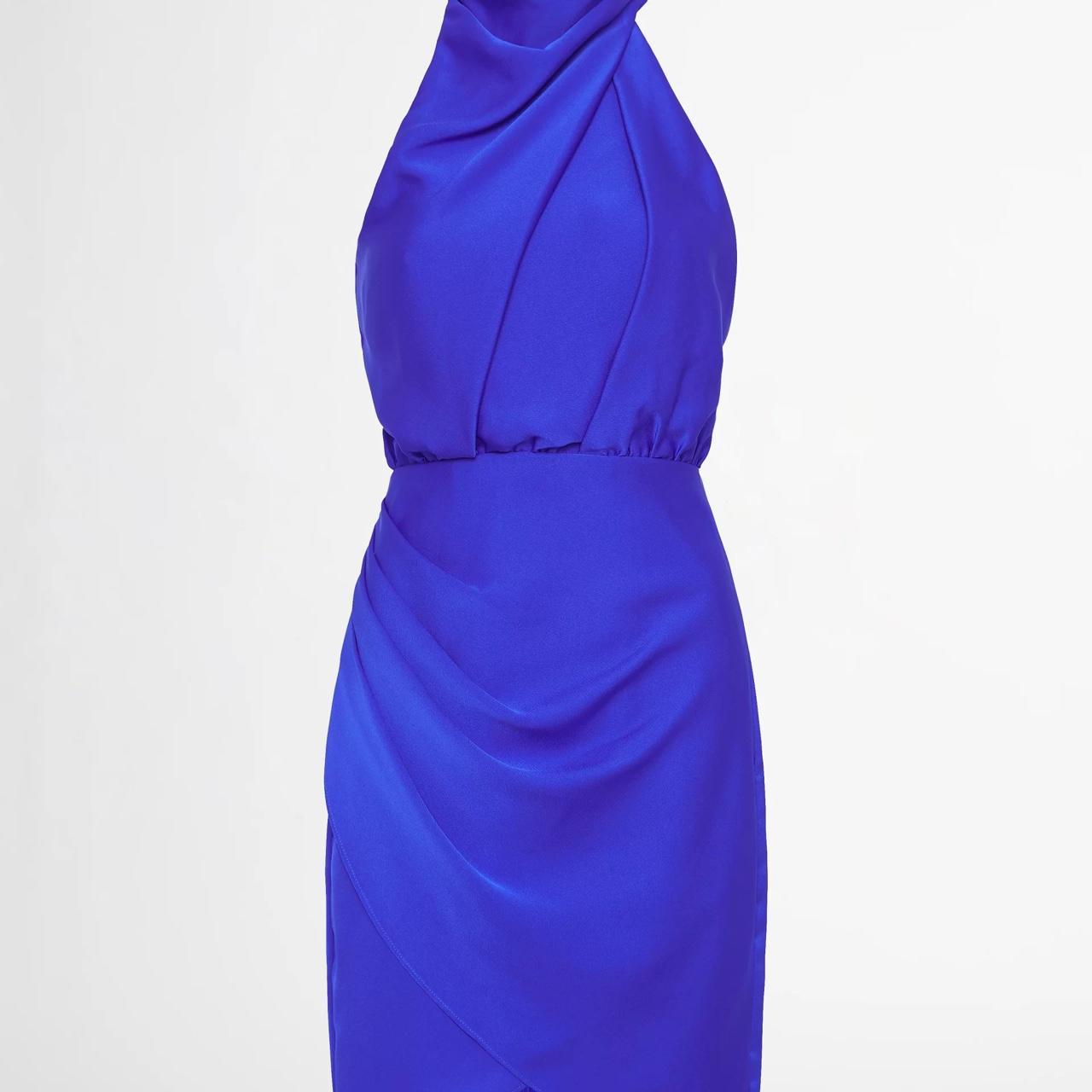 Sheike blue sleeveless dress, size 12, only worn once. - Depop