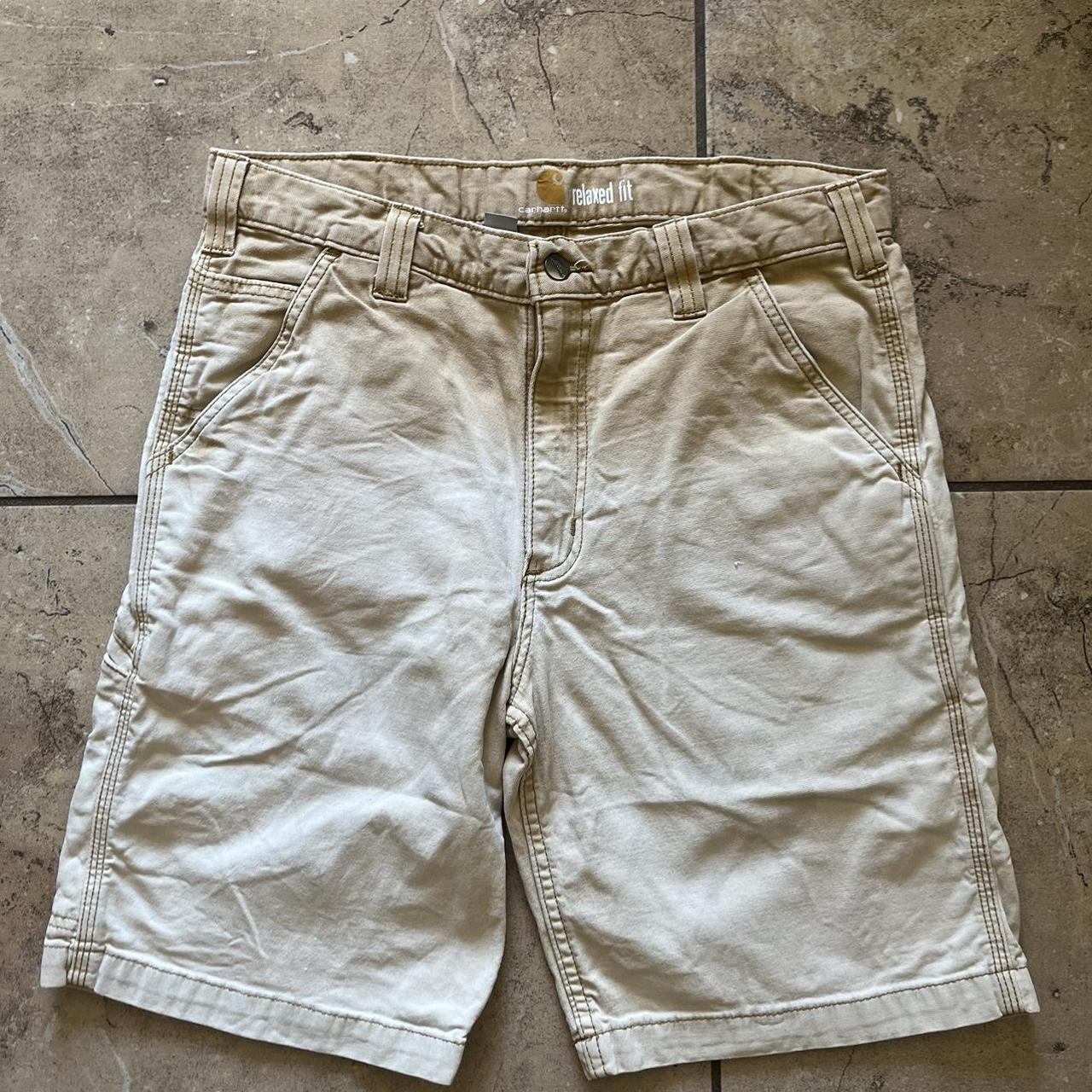 Carhartt Faded Work Jorts Size 32 Beautiful Fade 😻... - Depop