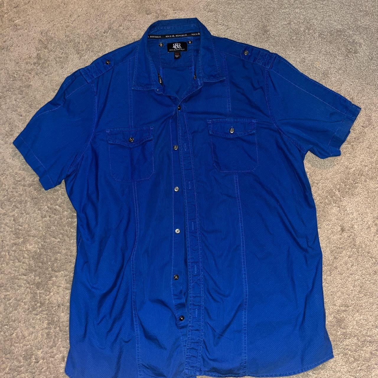 Rock and republic button up really nice condition... - Depop