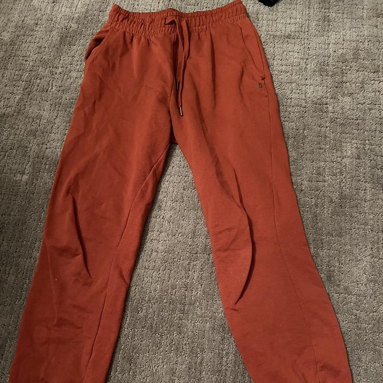 Dark discount orange sweatpants