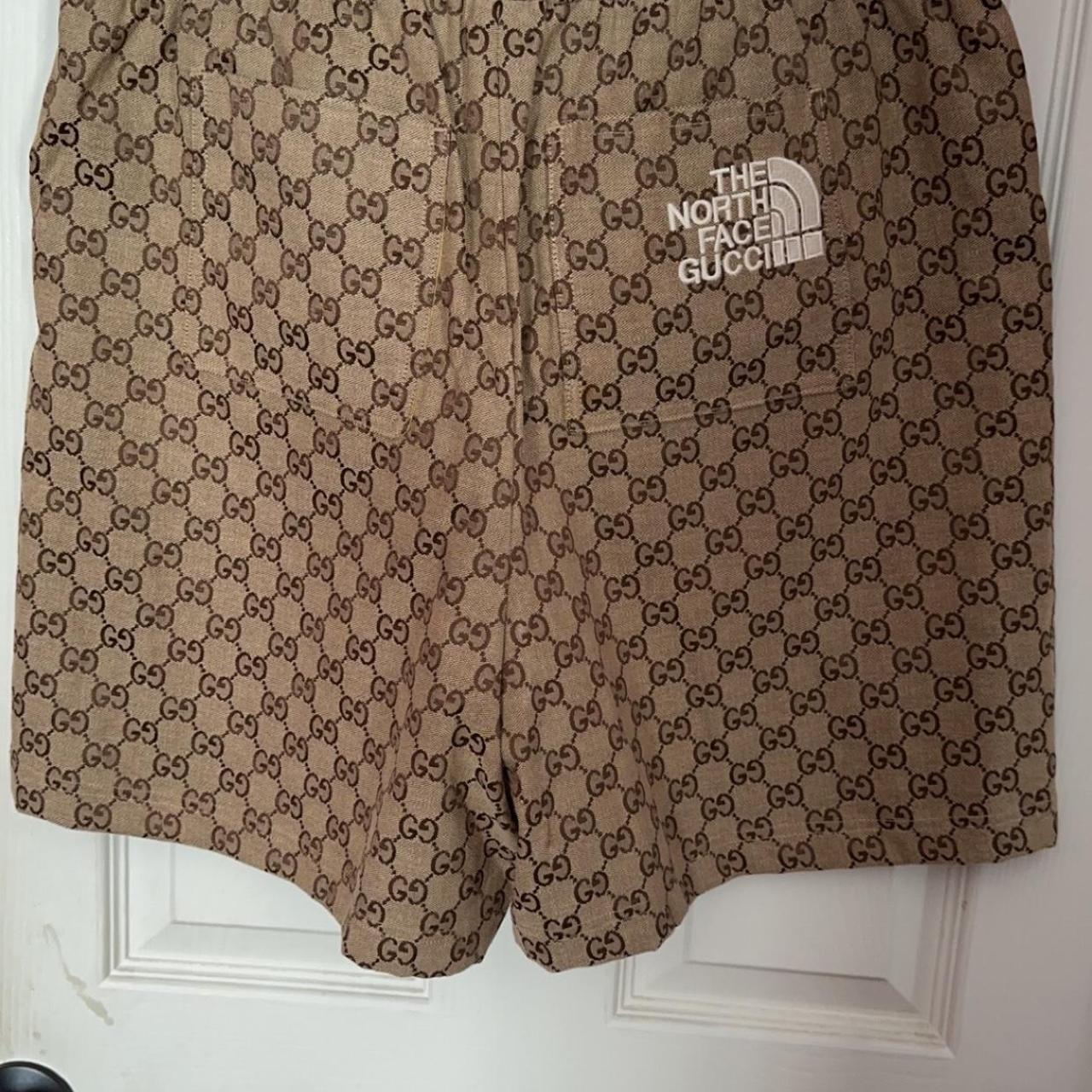 Buy The North Face x Gucci GG Canvas Shorts 'Beige/Ebony' - 644586