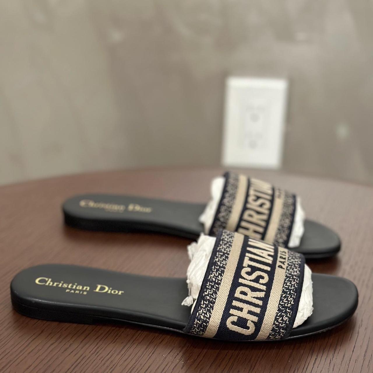 Christian Dior slides All sizes... Depop