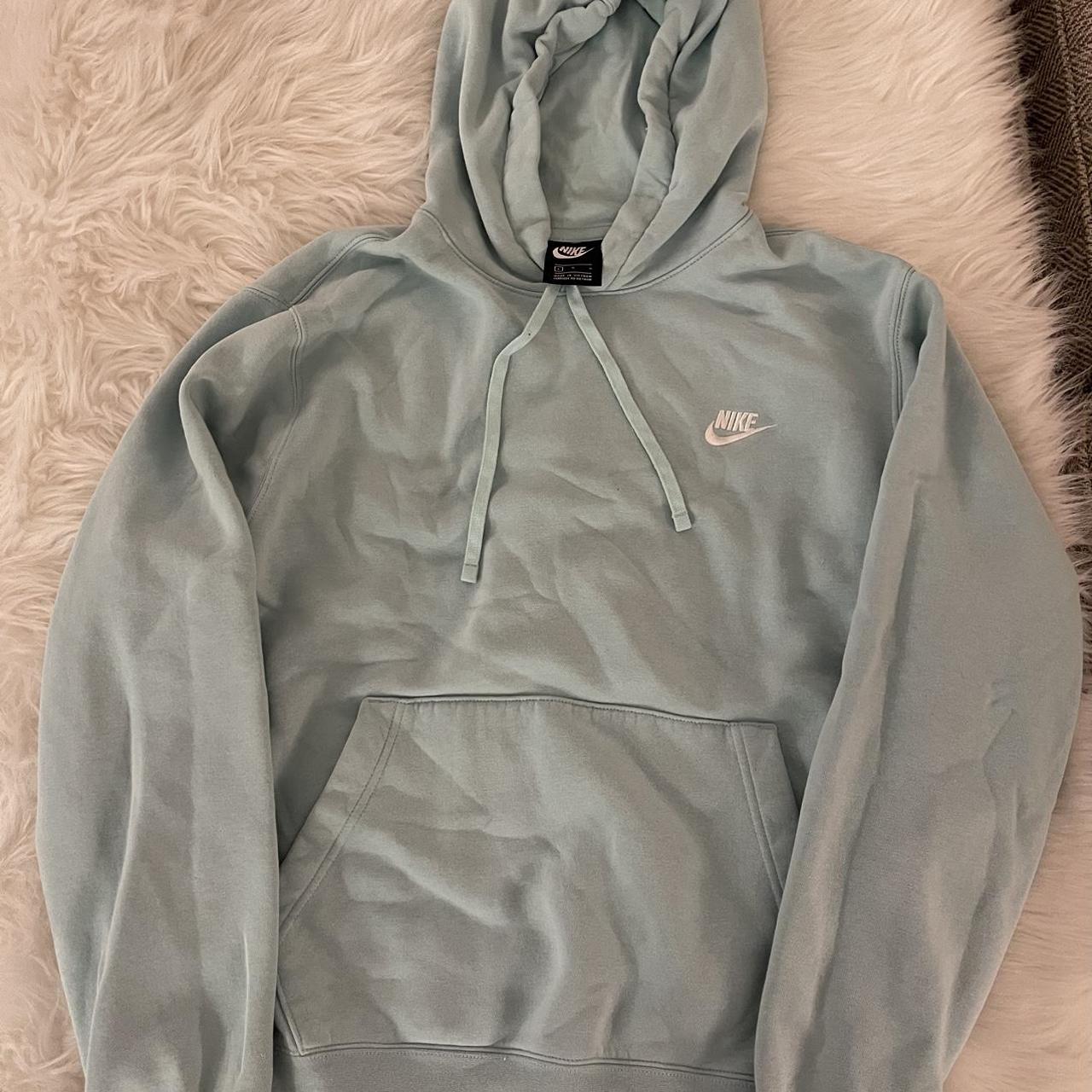 mens light blue nike hoodie