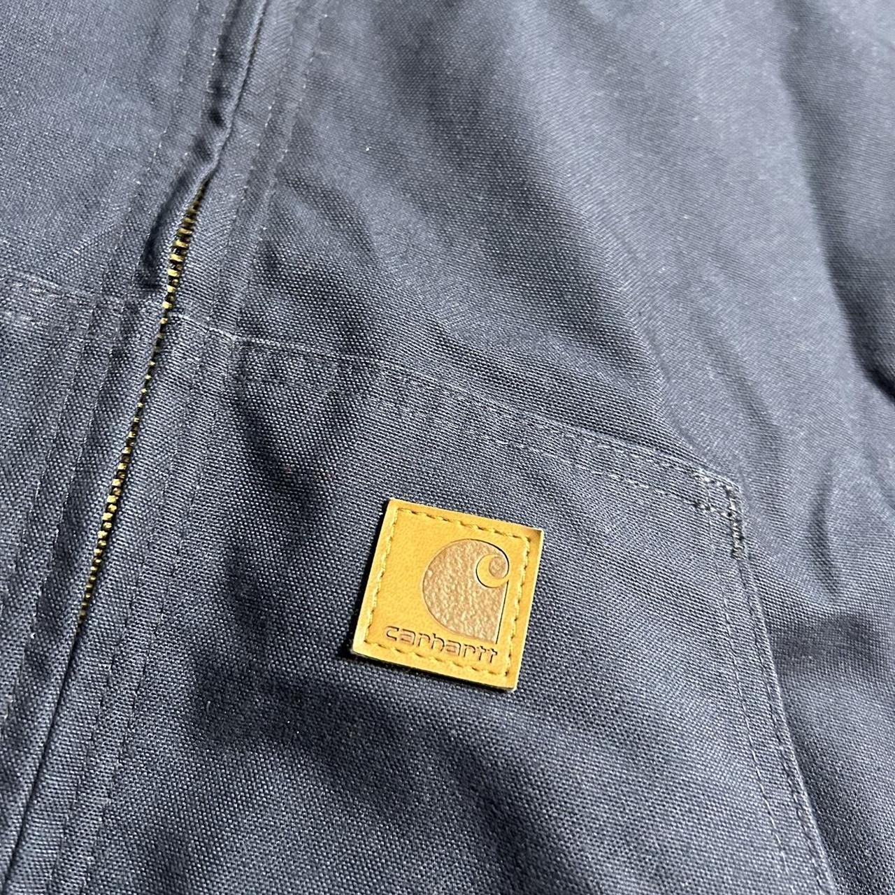 Carhartt Blue Work Jacket Size - LARGE Feel free... - Depop