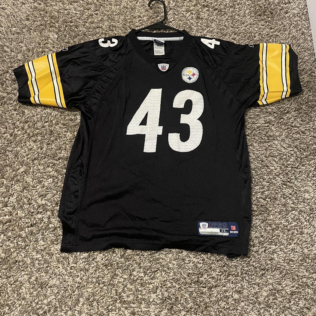 Troy polamalu steelers jersey Size xl 18-20 in - Depop