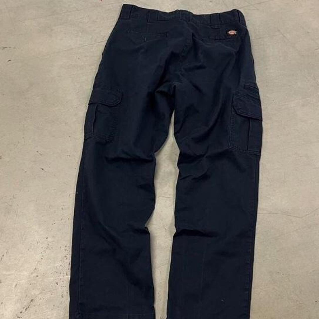 Navy baggy dickies cargo pants. - Depop