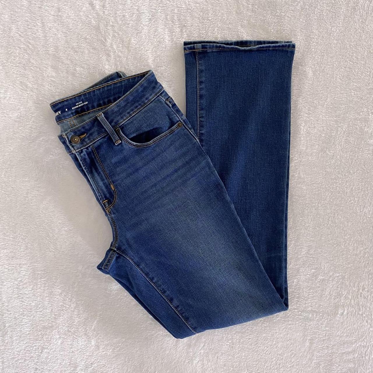 Old Navy Women's Bootcut Jeans Blue/Navy – Old Navy mid rise