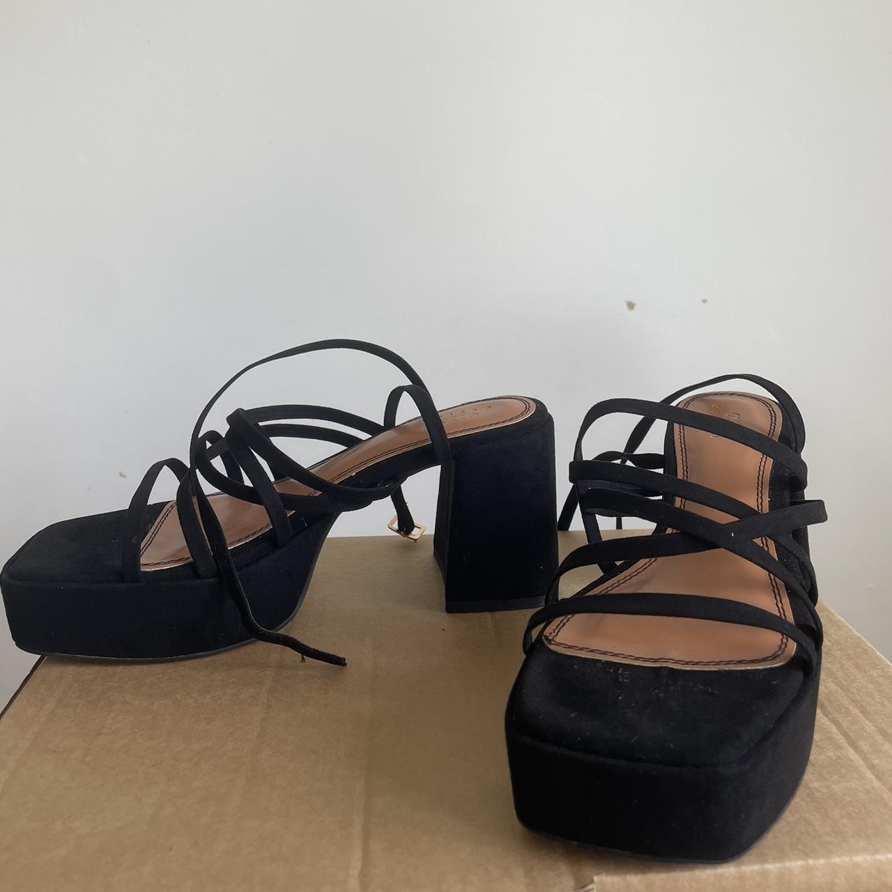 Strappy Flatform Asos Design Thear Espadrille Flatform Sandals