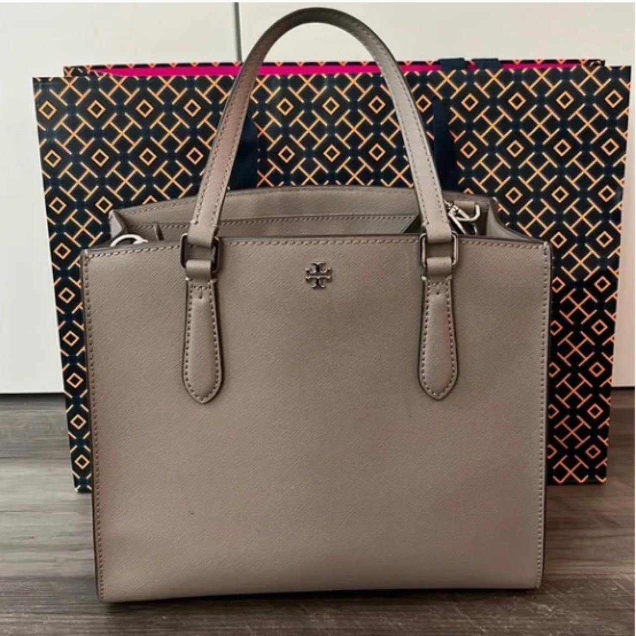 TORY BURCH Mauve & White Purse