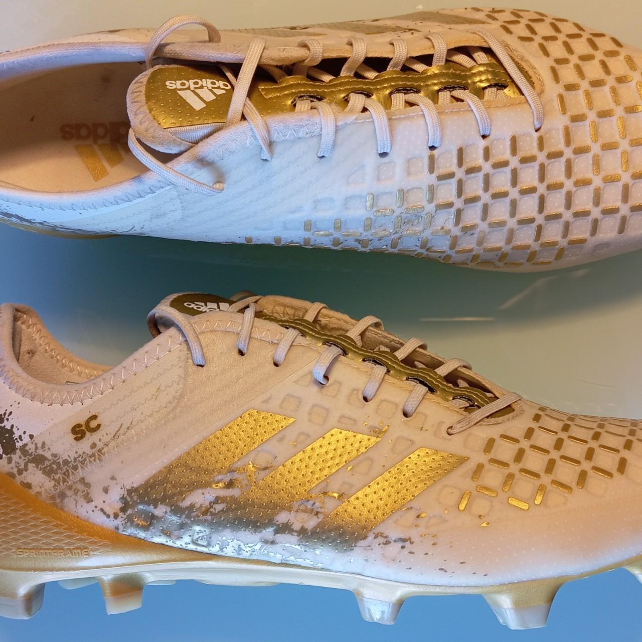 Adidas predator malice white and gold best sale