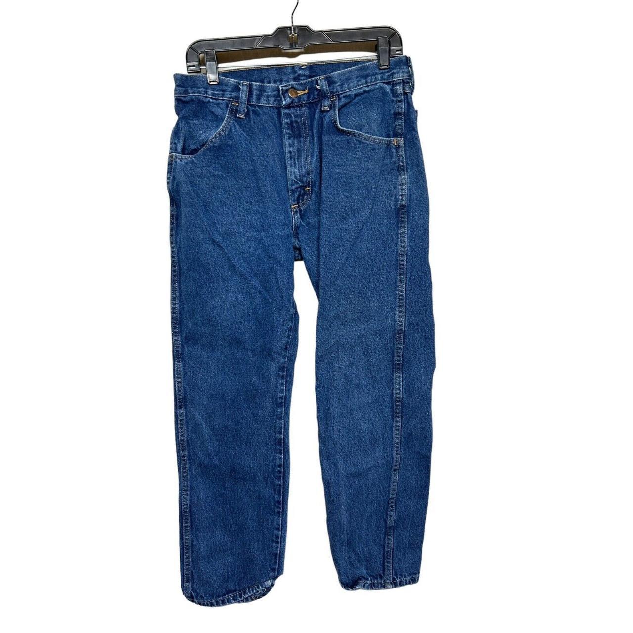 Rustler Men's Jeans Size 32x30 Straight leg Blue...