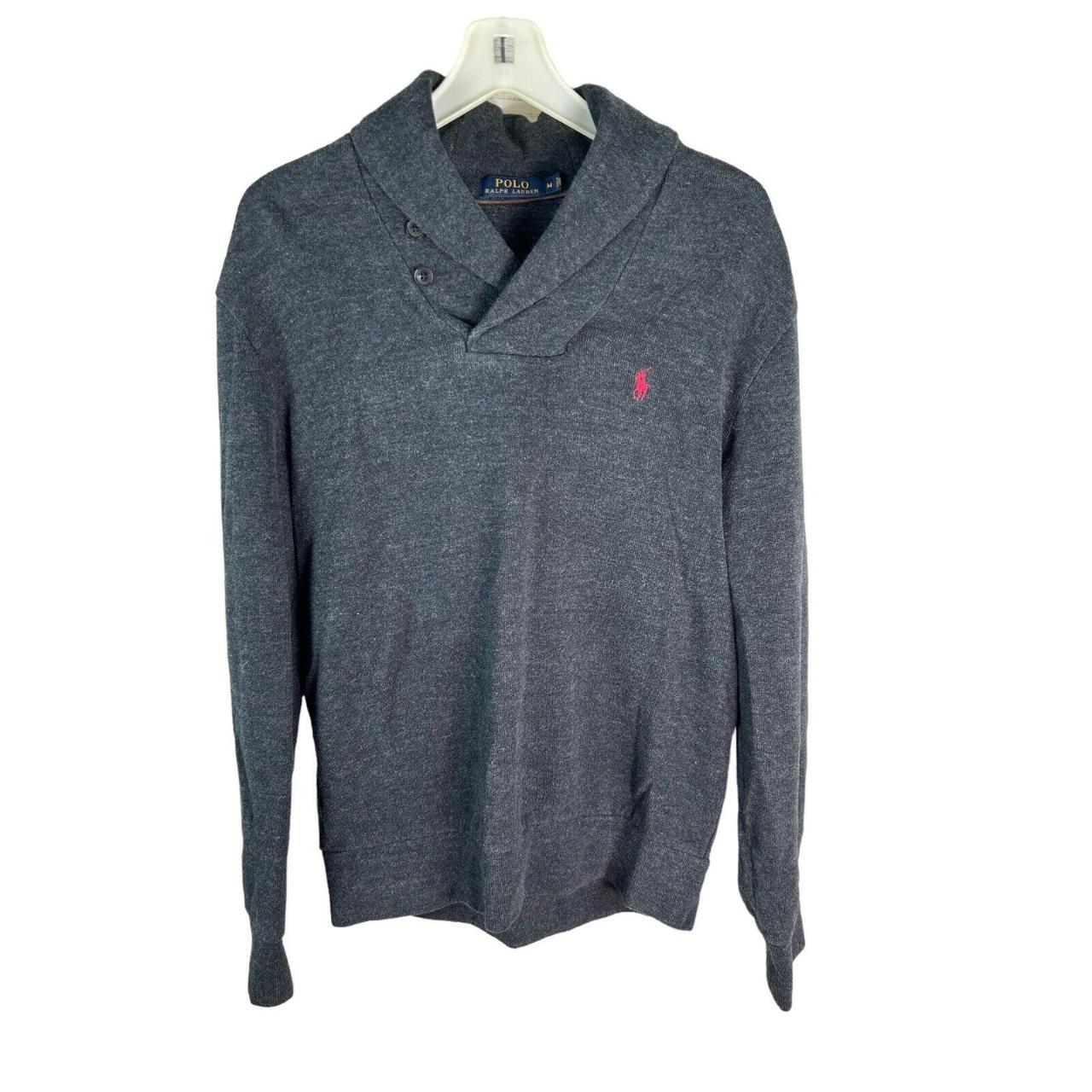 Men's polo shawl collar on sale sweater