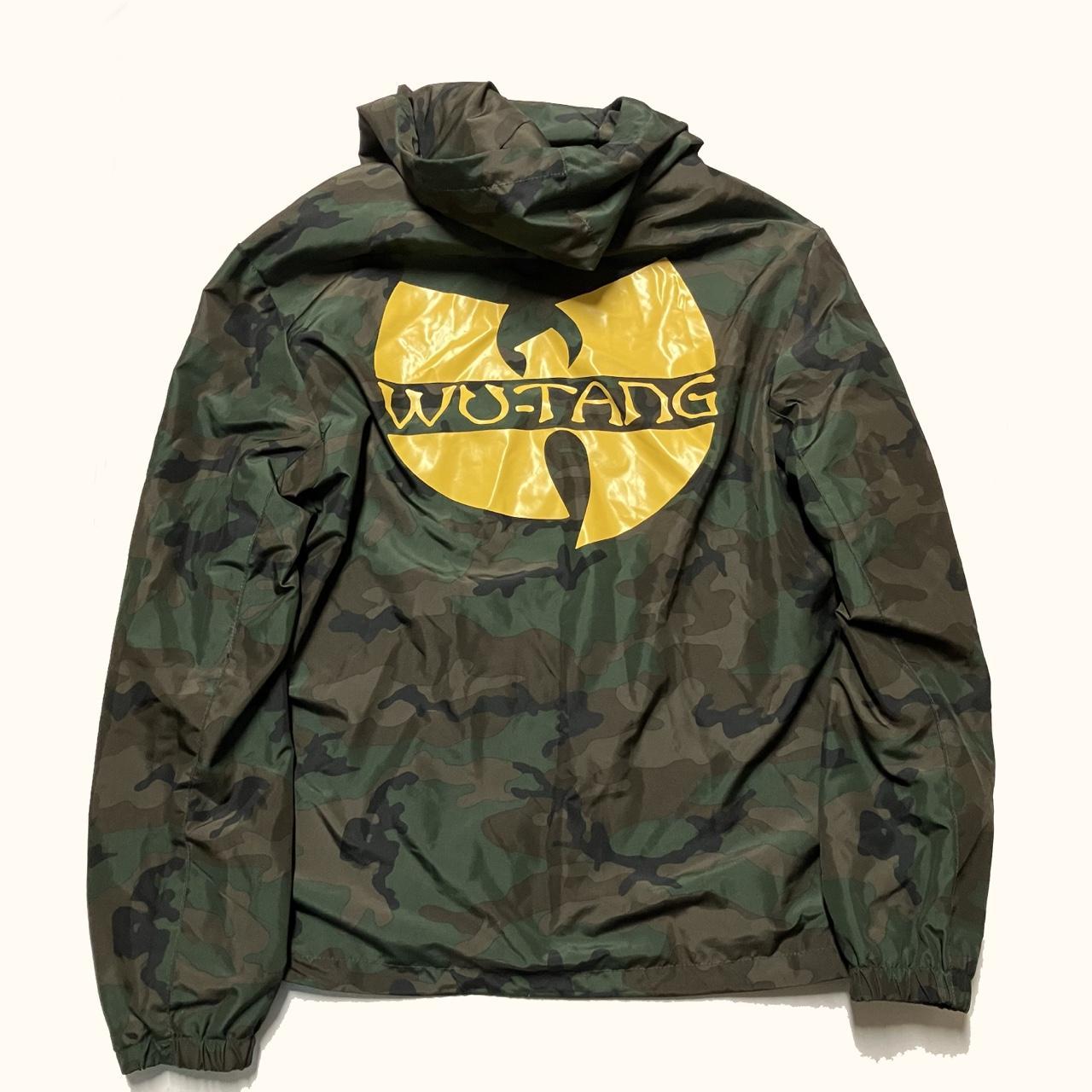 Mens XS Wu Tang Camo Jacket With Hood Mint | Depop