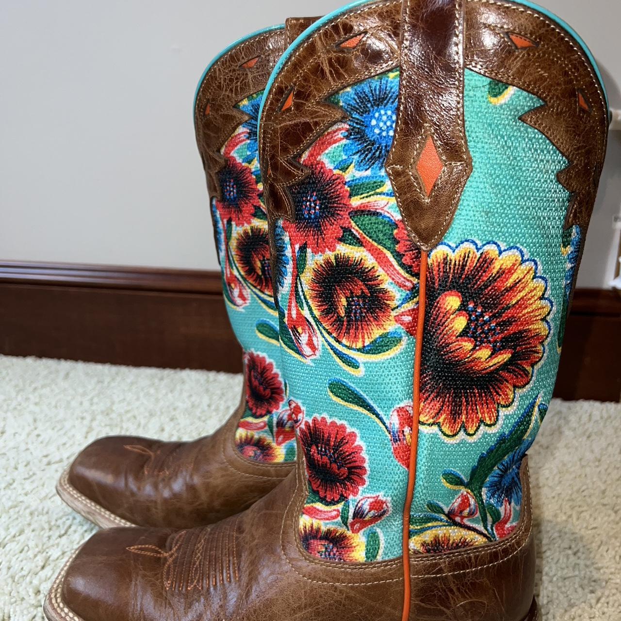 Ariat floral boots best sale