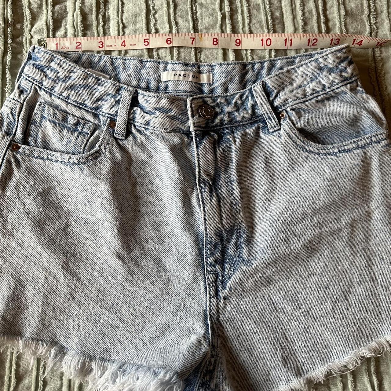 Pacsun Jean shorts, size 28. Hardly worn. Get a jump... - Depop