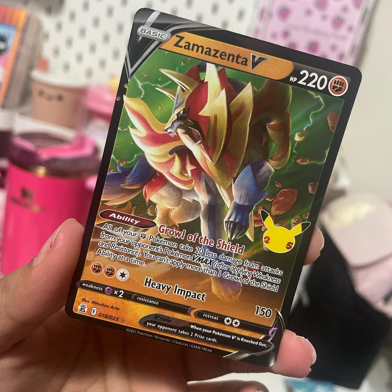 Pokémon Card - Zamazenta V -shipped through letter... - Depop