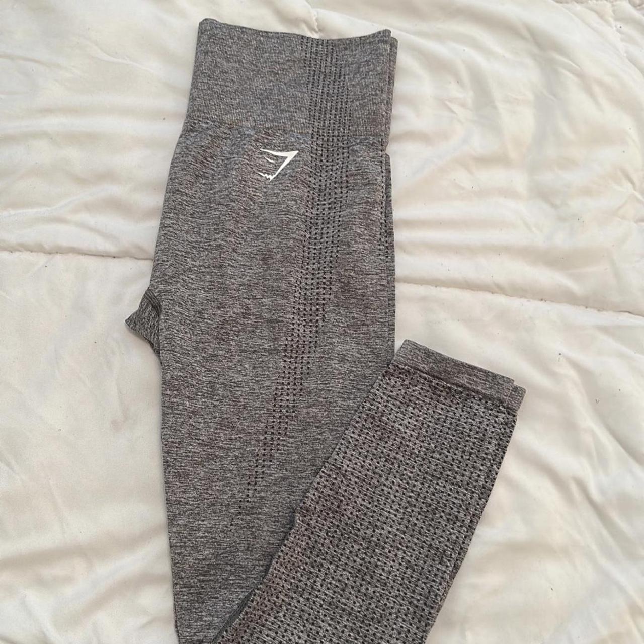 Grey Medium size gymshark leggings. Originally... Depop