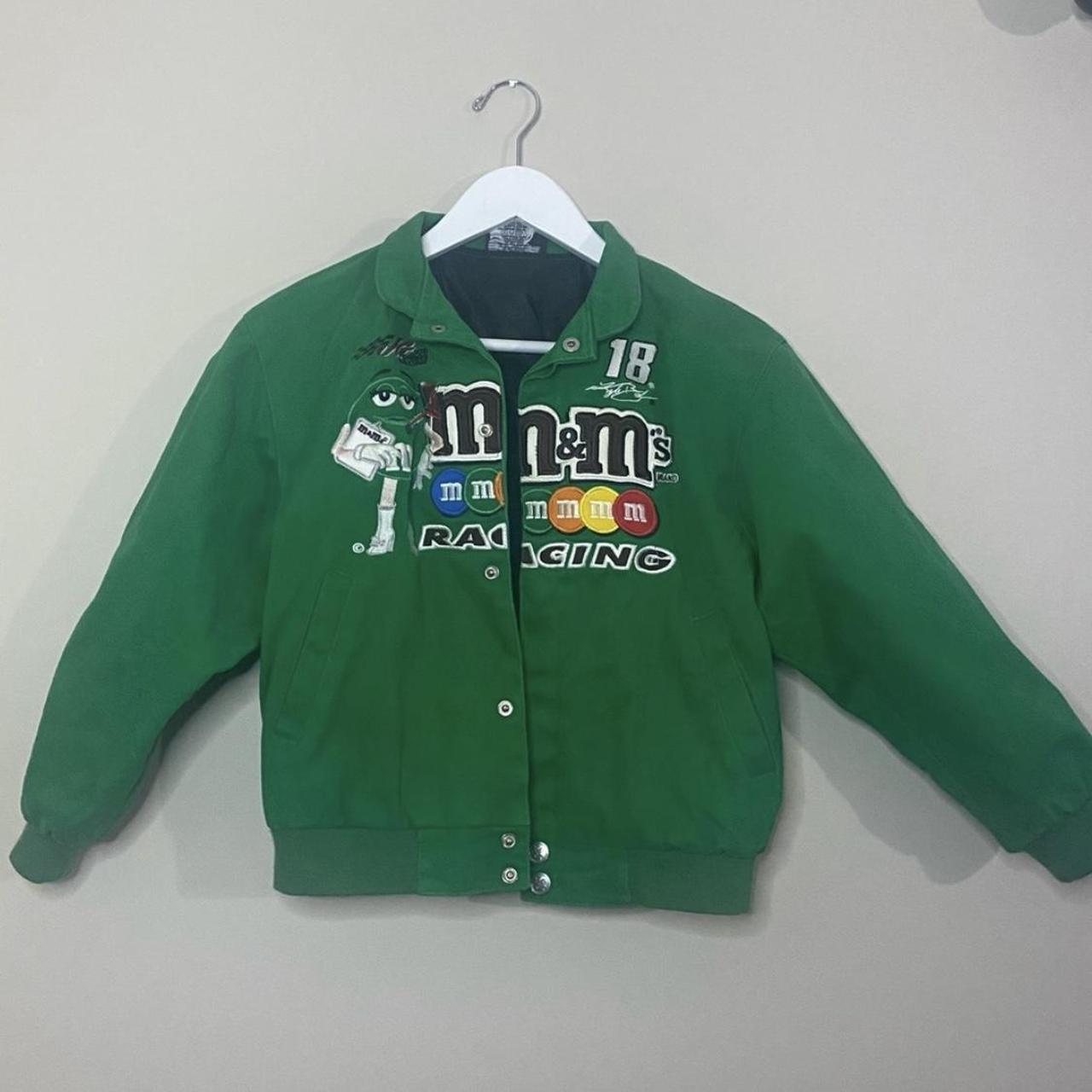 M&m Jacket Nascar Jacket Small Yellow M&Ms Jacket – Vintage