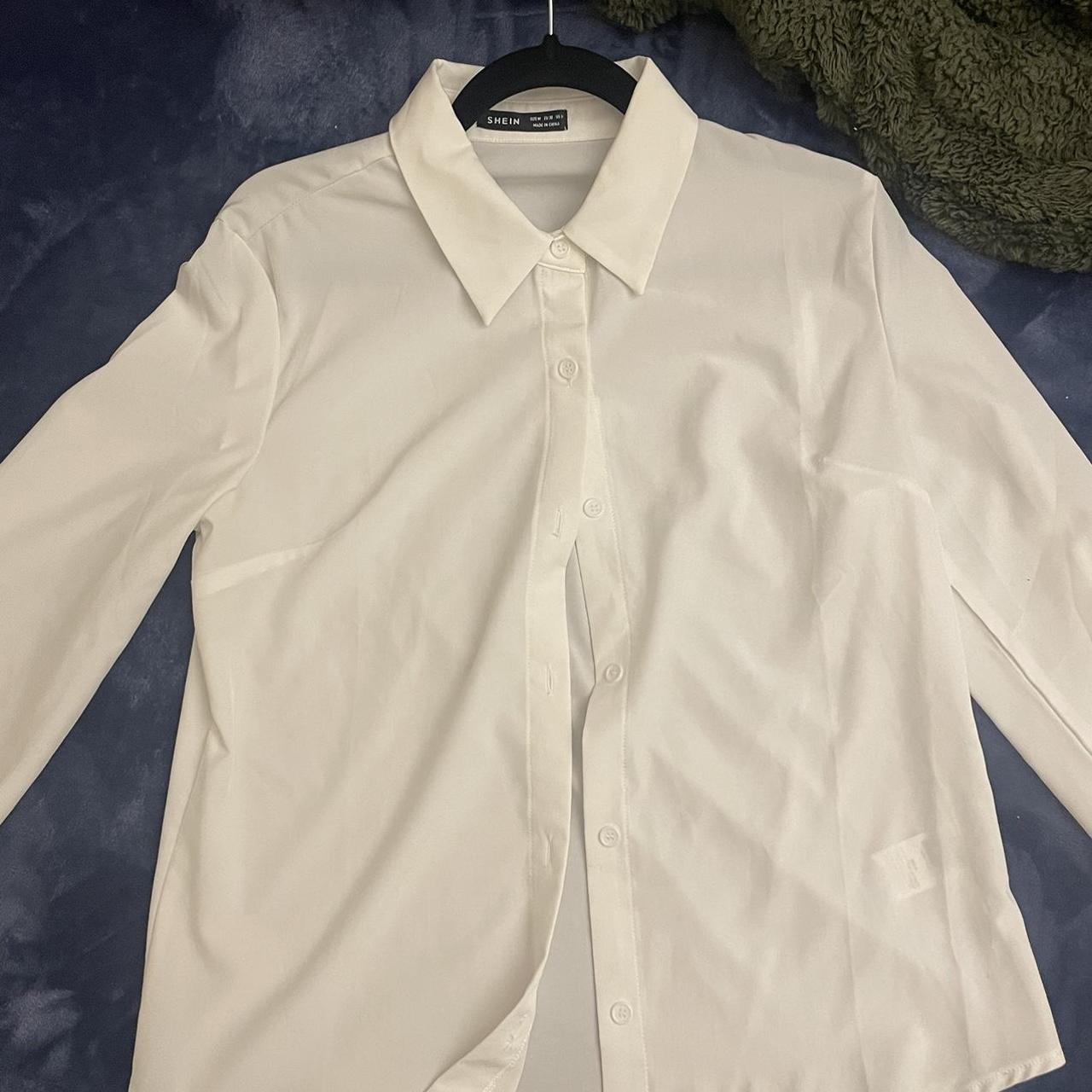 SHEIN Women's White Shirt | Depop