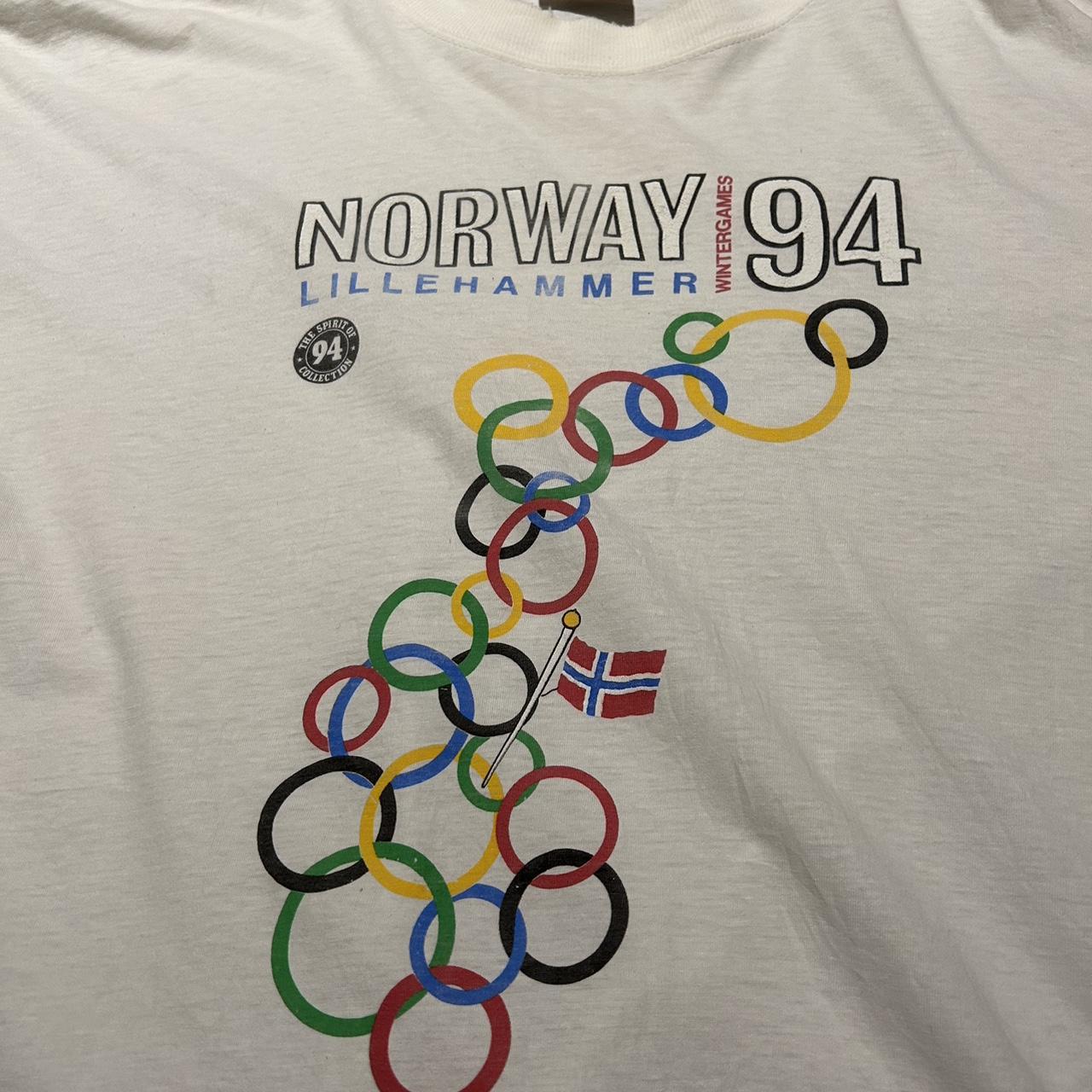 VTG AKTIV NORWAY 1994 WINTER GAMES RARE GREAT... - Depop