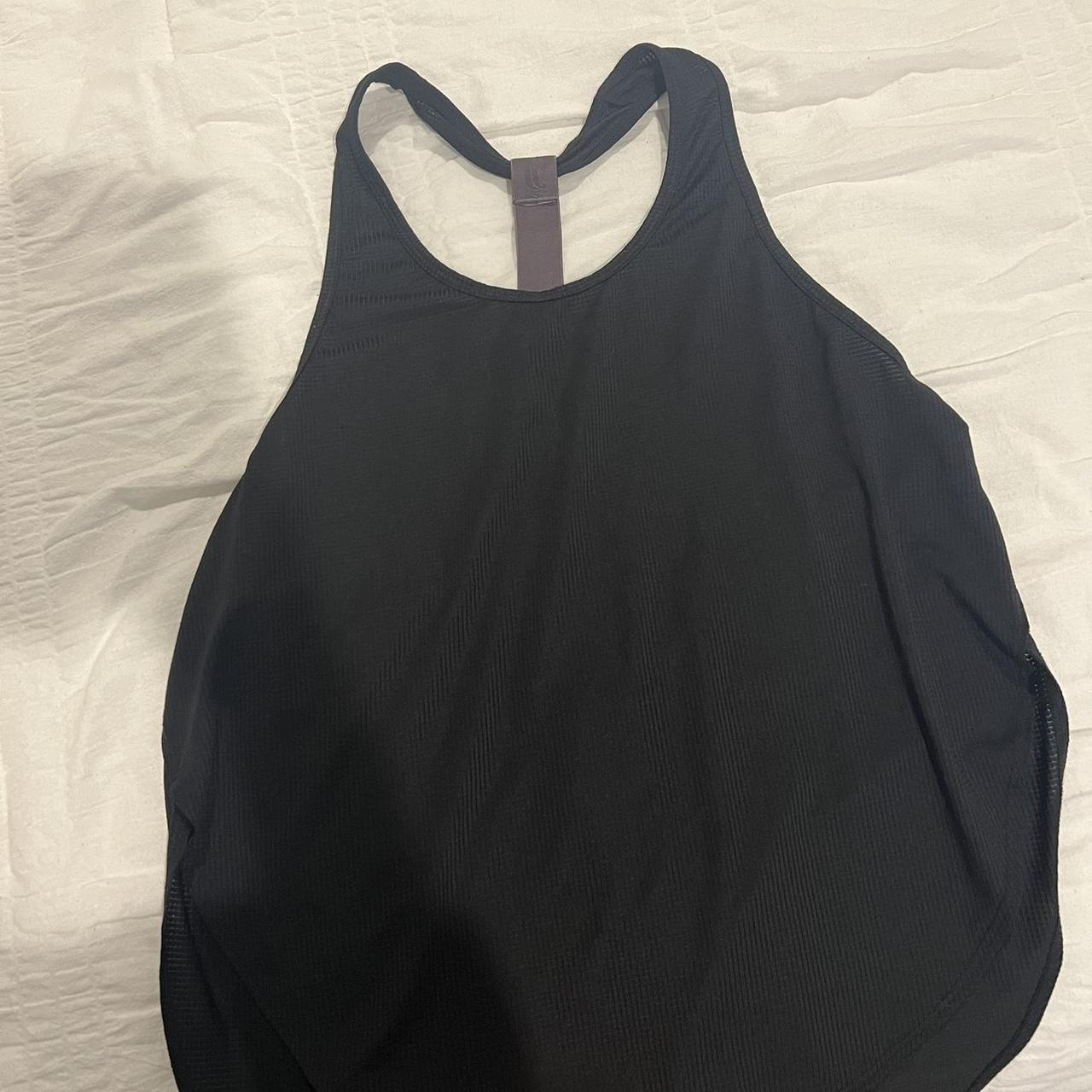 Fabletics black open side workout top - Depop