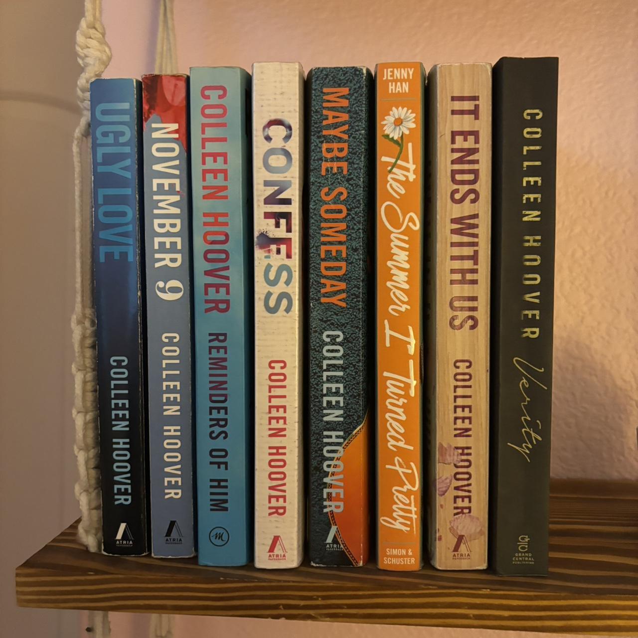 Colleen Hoover Collection + TSITP Book!! 8 Books... - Depop