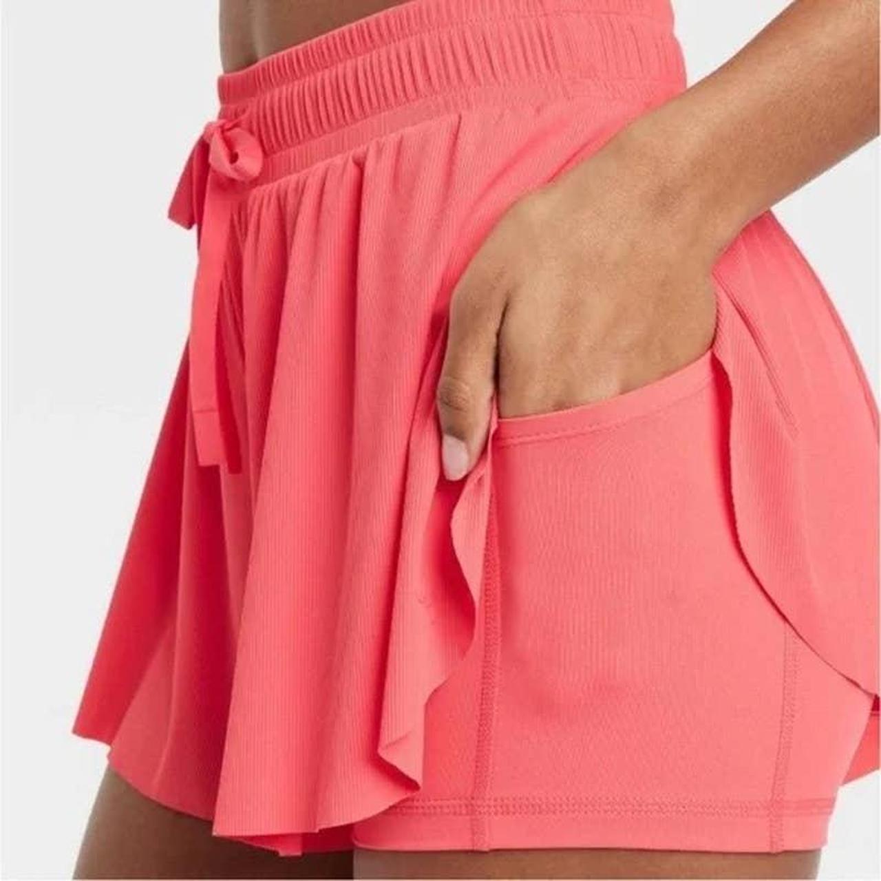 JoyLab Women's MidRise Double Layer Run Shorts... Depop