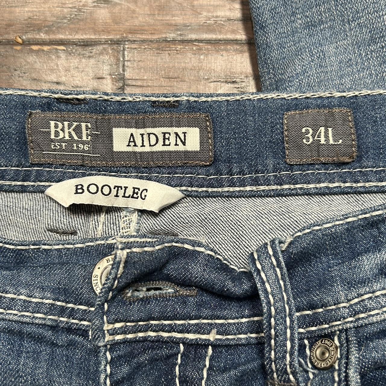 Men’s Bke Aiden bootleg jeans in great shape. Size... Depop
