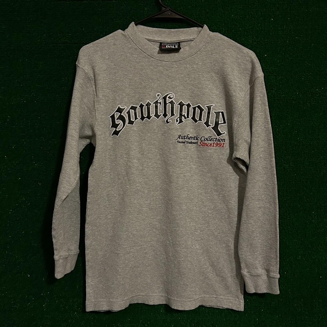 Size medium 12-14 southpole long sleeve shirt in... - Depop