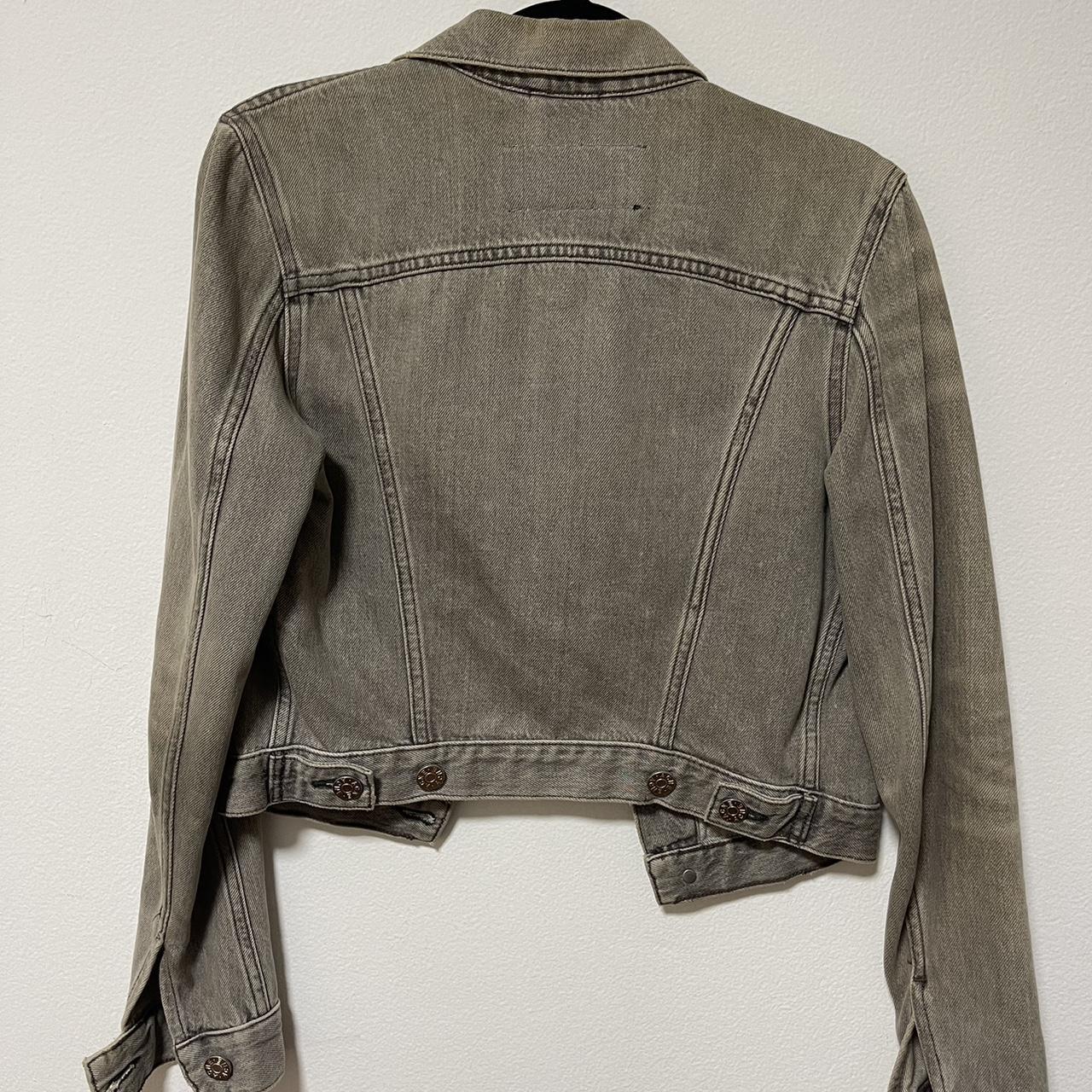 Acne Studios Cropped Denim Jacket in XS. Made in... - Depop