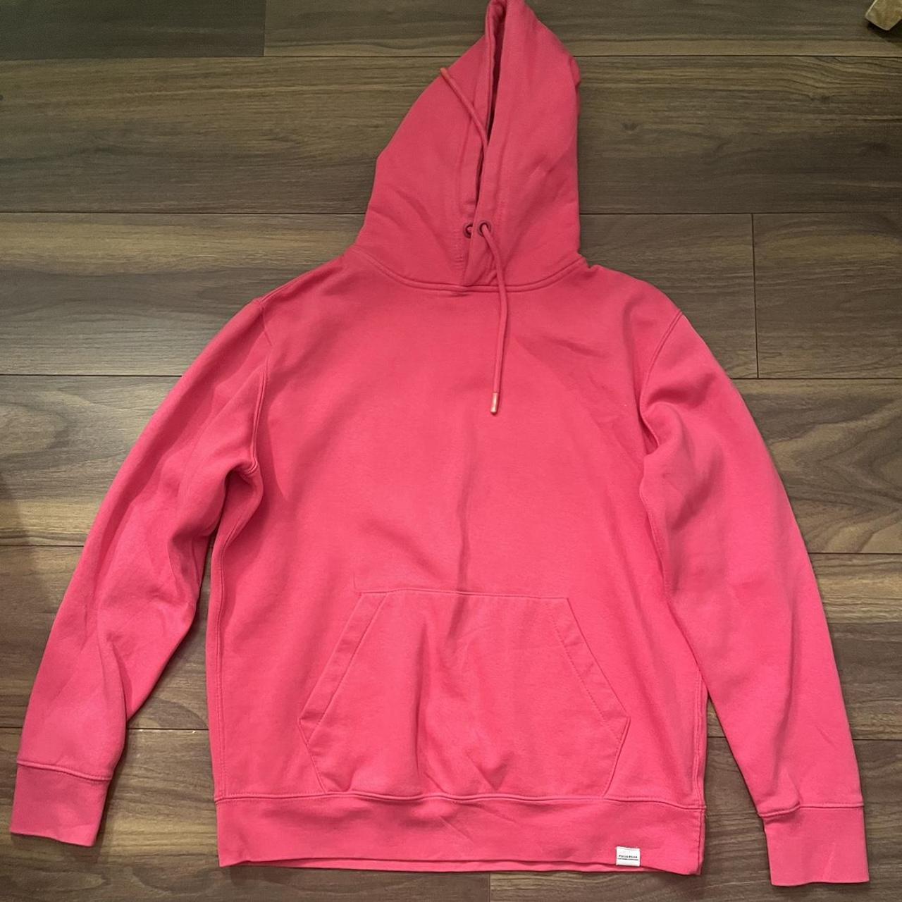 Pink pull and hot sale bear hoodie