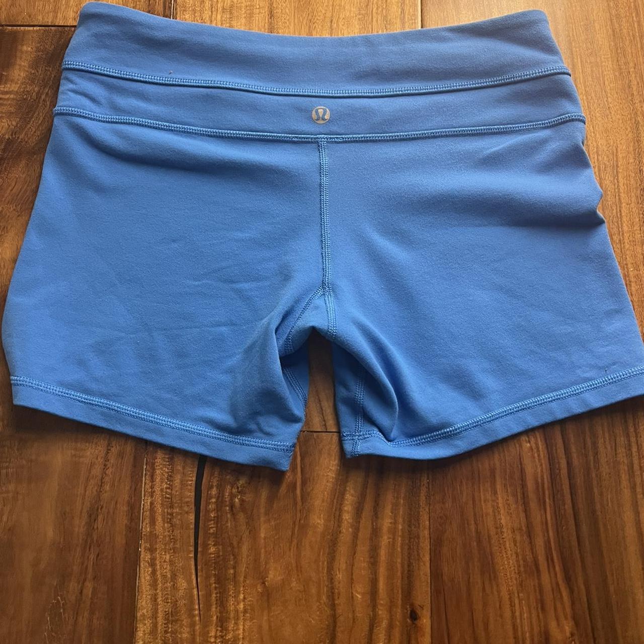 lululemon blue poolside (?) shorts . fits a size 4,... - Depop