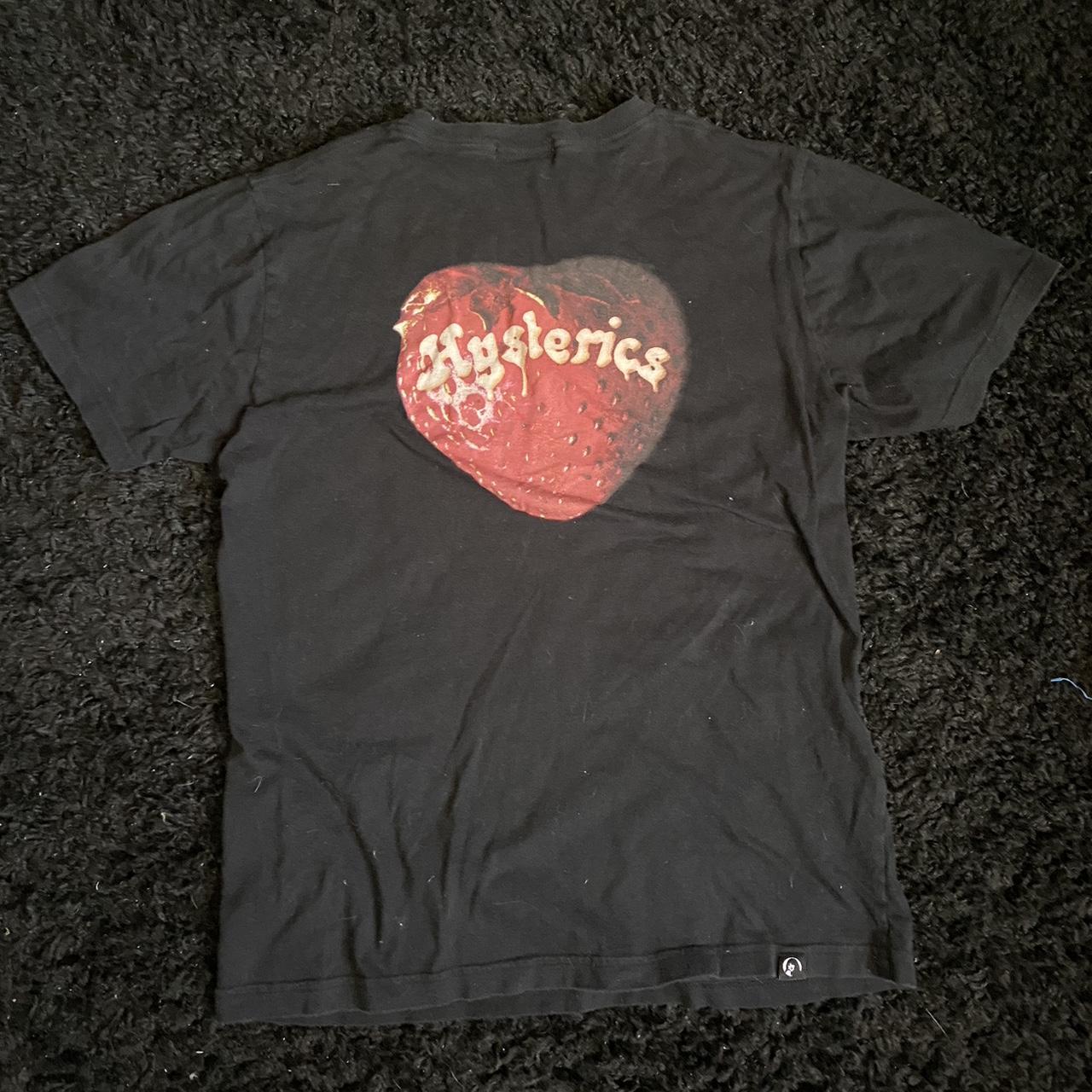 hysteric glamour skullberry tee size:... - Depop