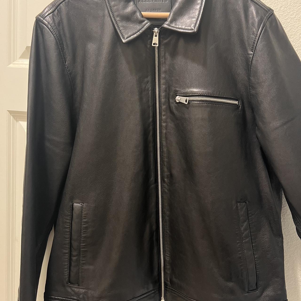 Allsaints maya cheap leather jacket