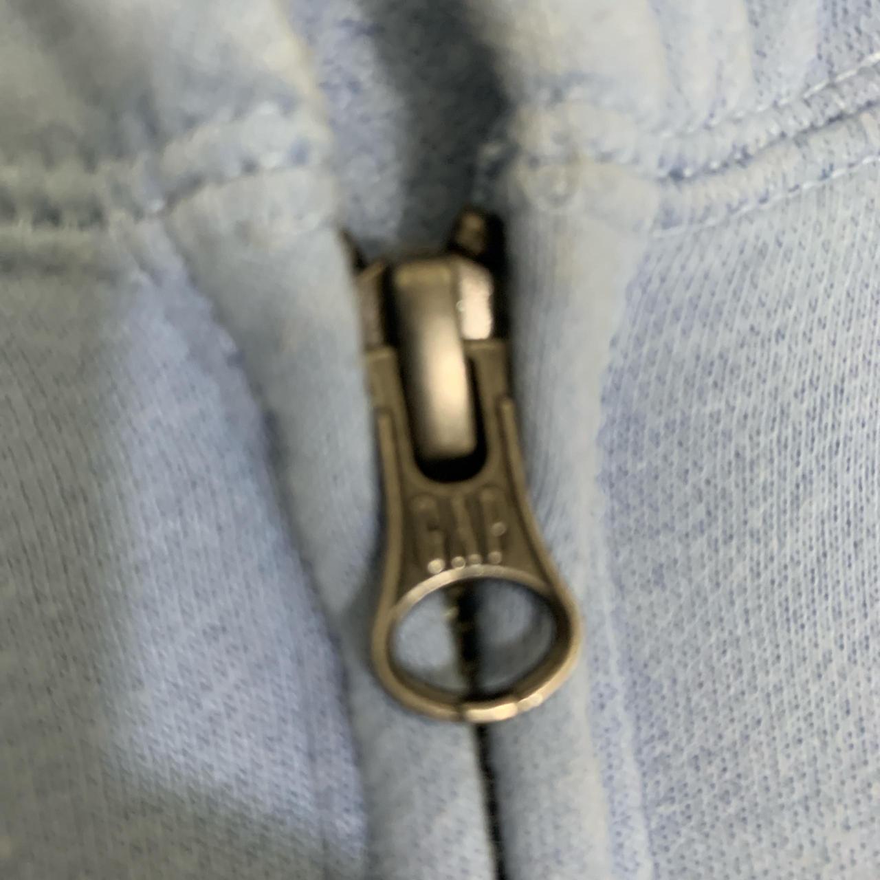 LARGE Baby blue Gap zip up Depop