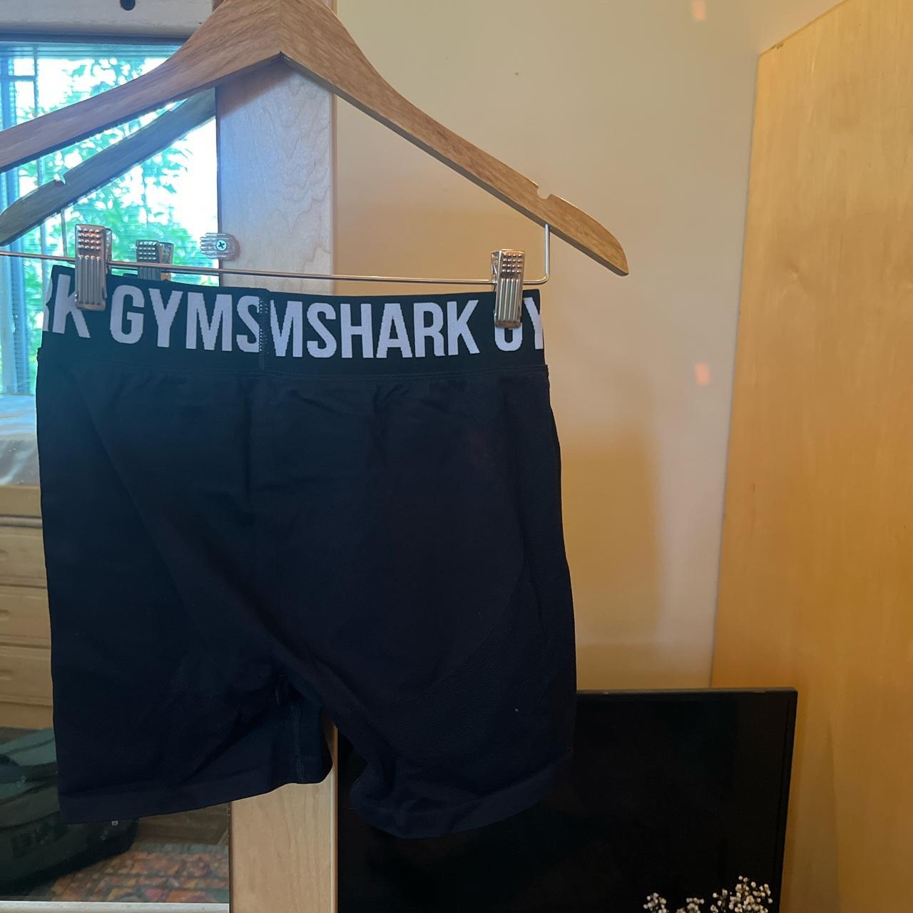 seamless, black squat proof gymshark biker shorts. - Depop