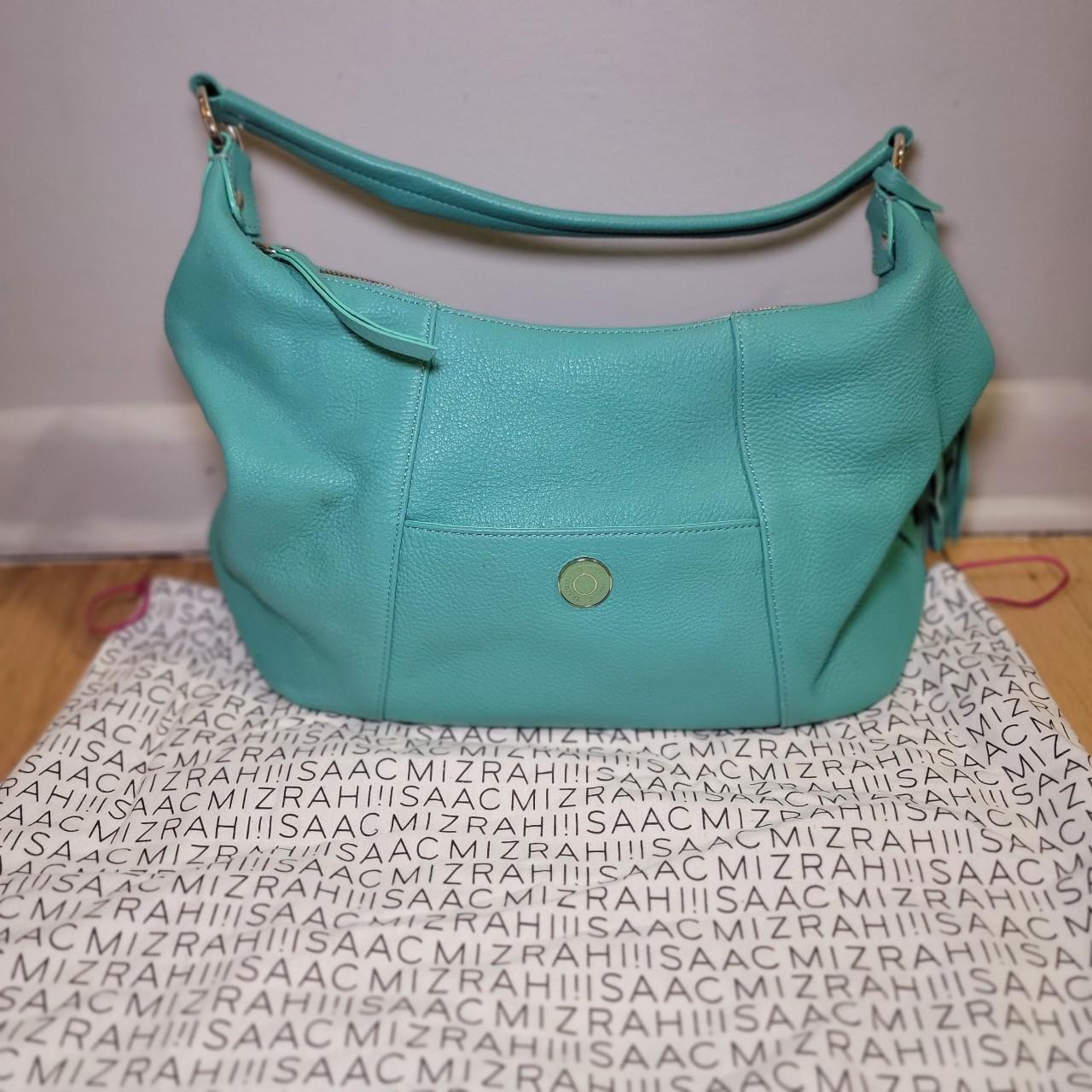 Isaac Mizrahi leather sale hobo