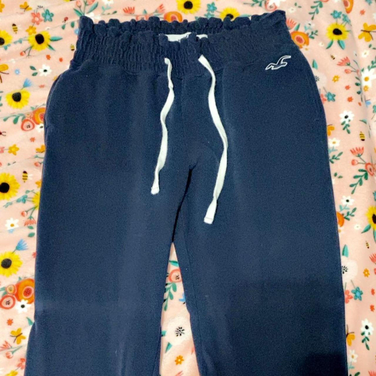 blue Hollister sweatpants! 💙 in very good condition - Depop