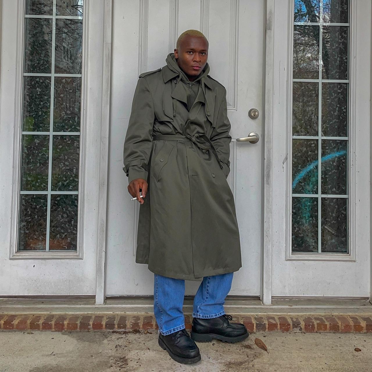 1990s TOWNE by LONDON FOG TRENCH COAT,
