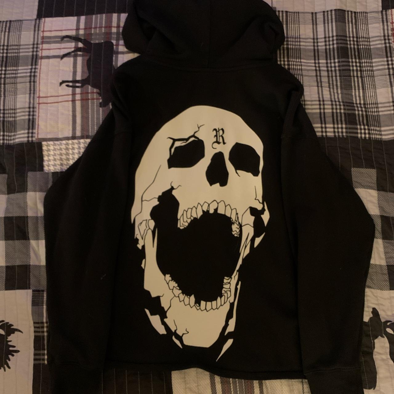 Revenge discount skull hoodie