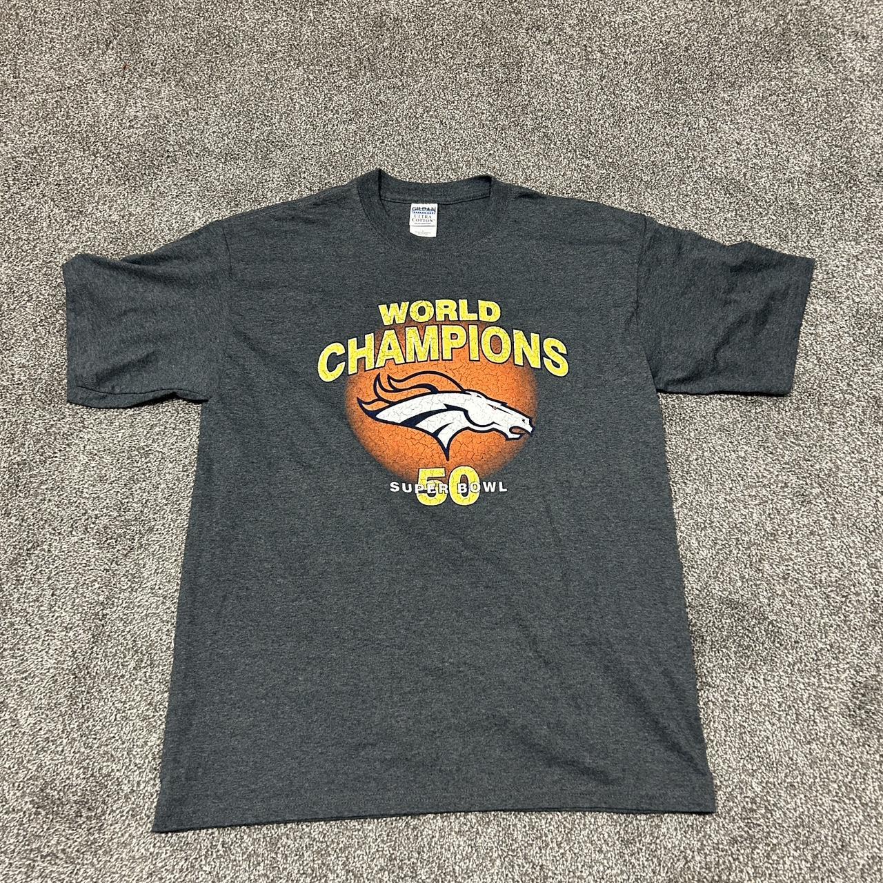 2016 NFL Super Bowl 50 Denver Broncos T Shirt. Depop