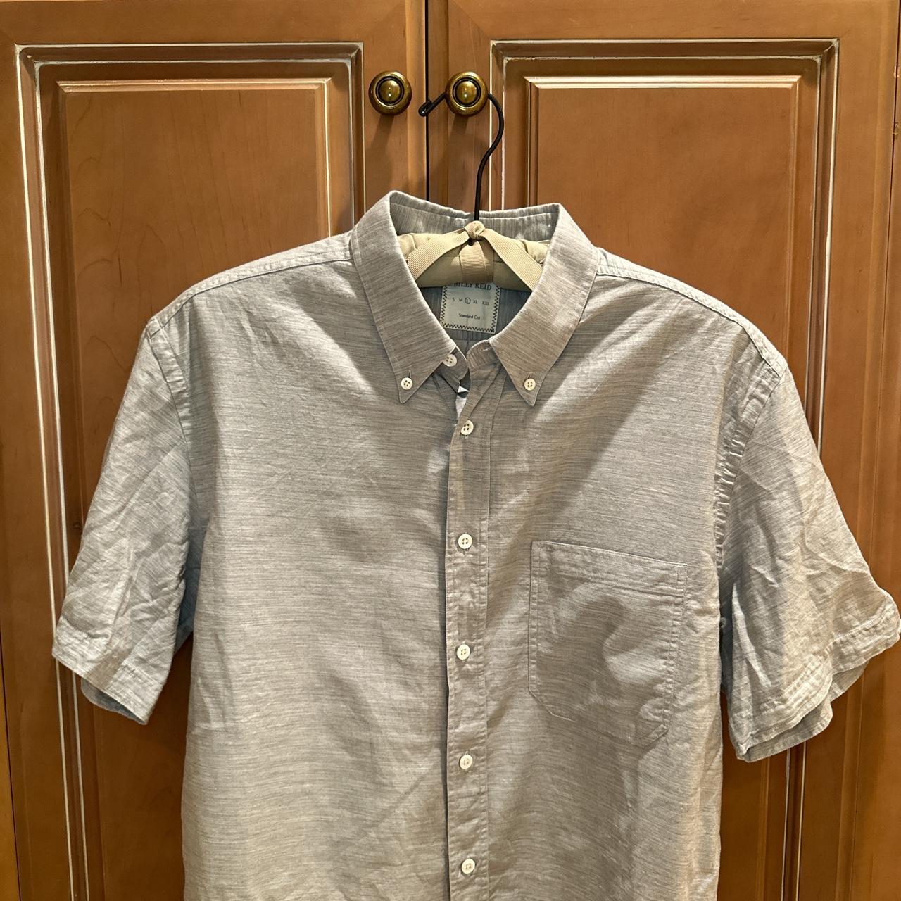 Billy Reid Made in Italy Size L 100 Cotton Long Depop