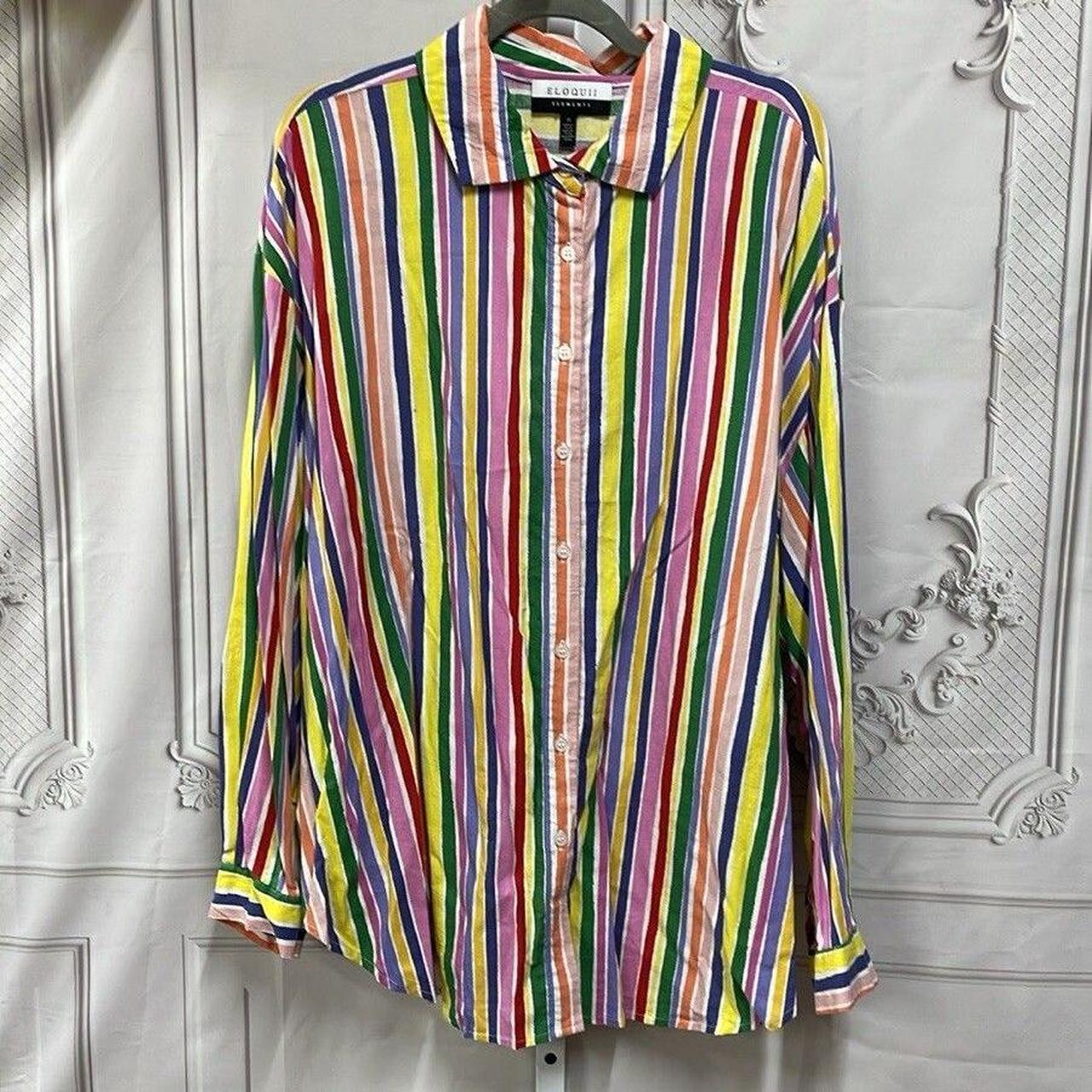 Eloquii Men's Blouse - Multi – Add some color to … - image 1