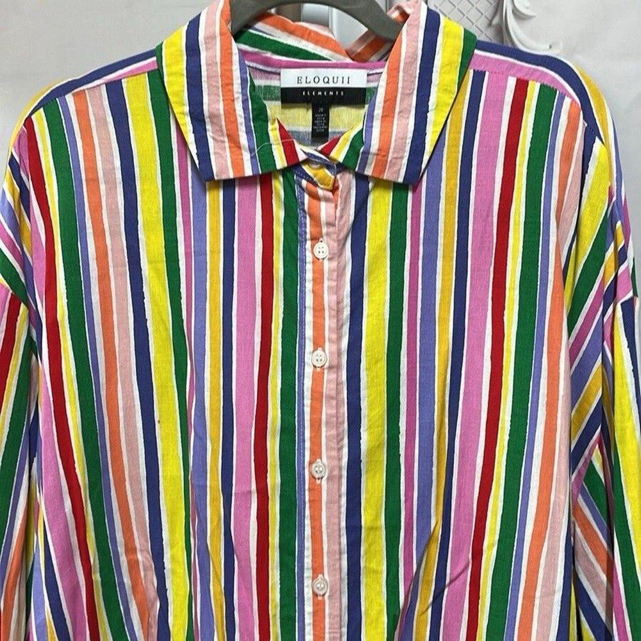 Eloquii Men's Blouse - Multi – Add some color to … - image 2