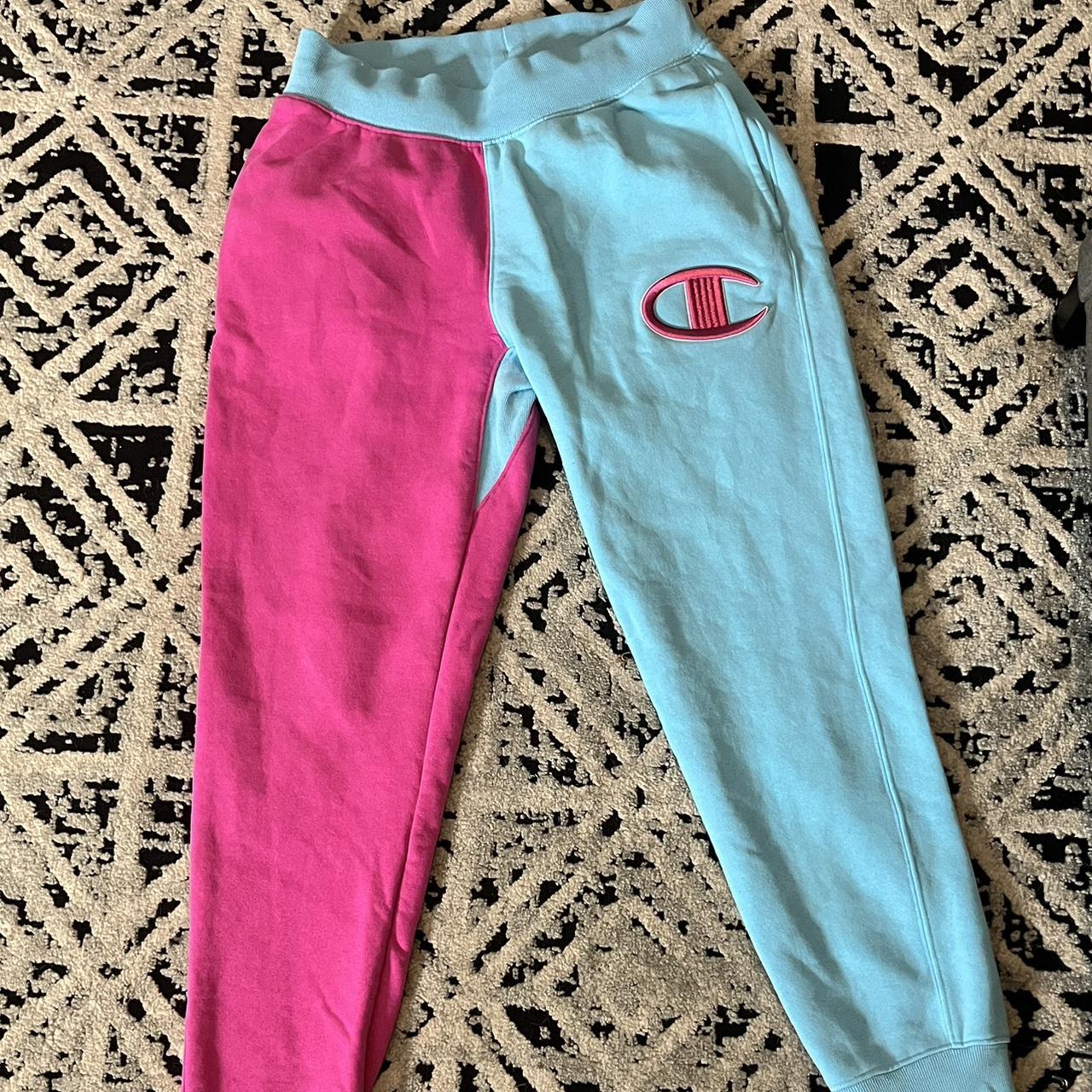 Pink and blue online champion joggers