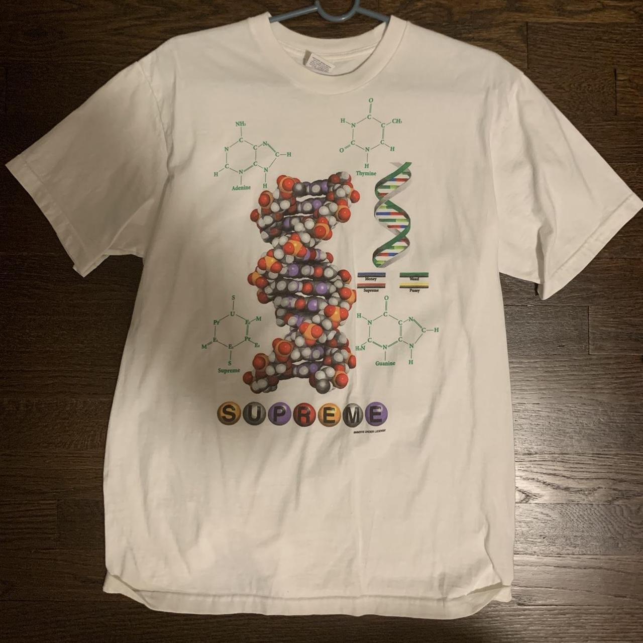 Supreme dna 2024 tee white